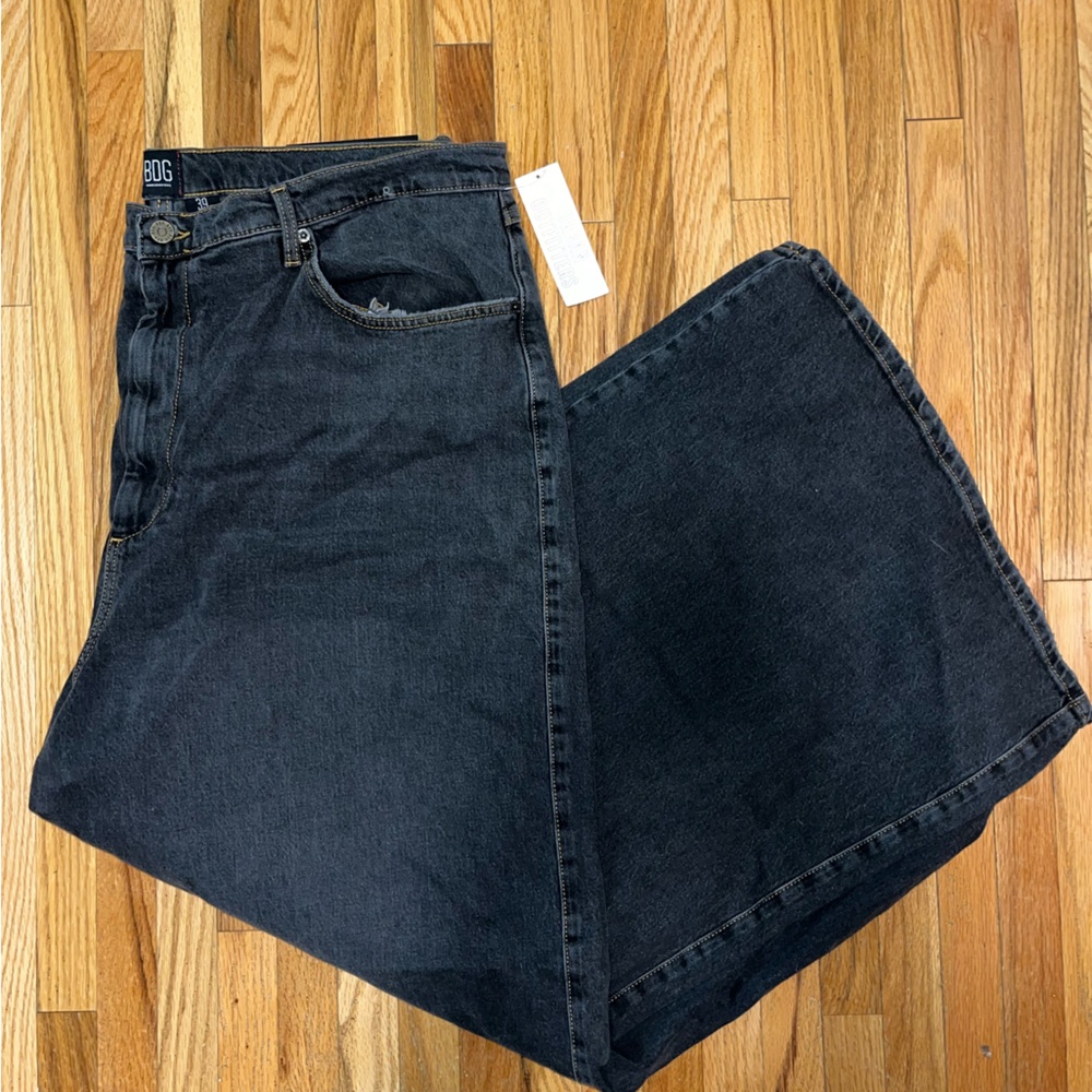 BDG Black Wide Leg Flare Jeans Plus Size